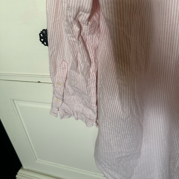Ralph Lauren Men's Light Pink Striped Button Down Shirt - Picture 3 of 7